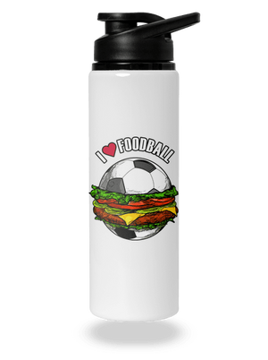 Foodball lahev na vodu White