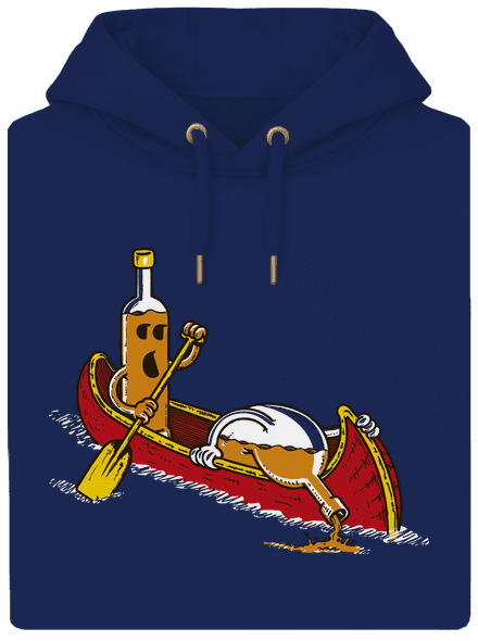 Rumáci unisex mikina premium Navy