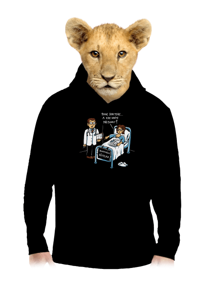 Diagnóza učitelka dětská mikina klokanka Black