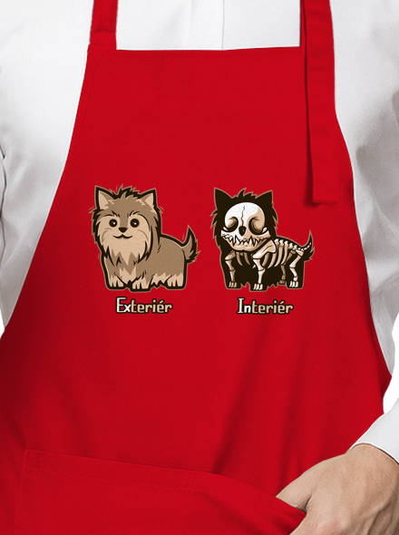 Teriér zástěra Red