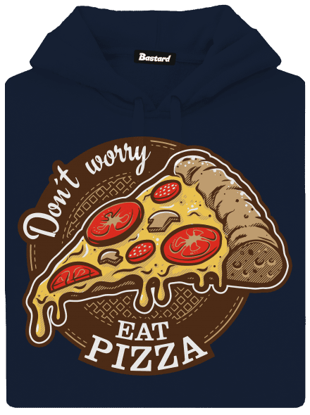 Pizza pánská mikina klokanka Navy
