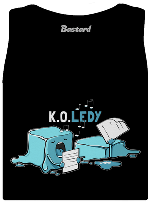 Koledy dámské tílko klasické Black