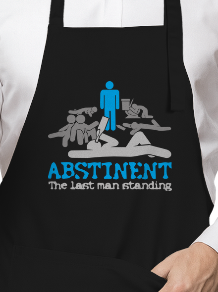 Abstinent zástěra Black