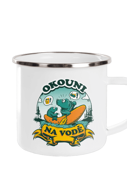 Okouni na vodě plecháček White
