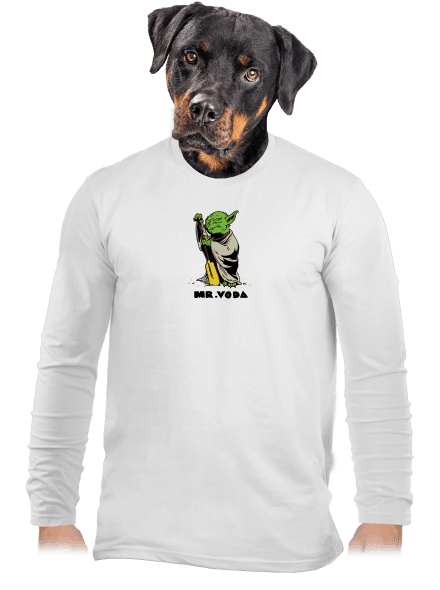 Mr. Voda pánské dlouhý rukáv White