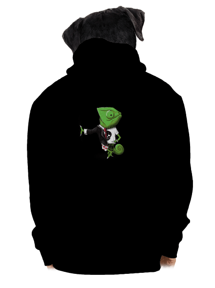 Mistr převleků pánská mikina na zip Black