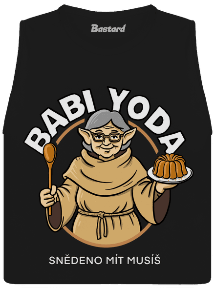 Babi Yoda dámské tílko volné Black