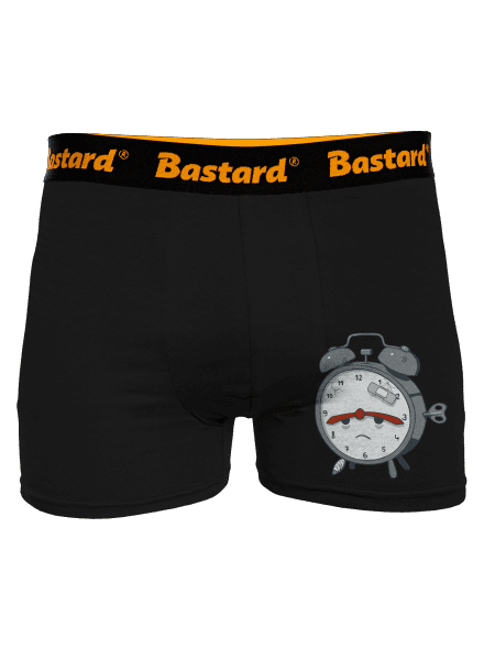 Budíček boxerky Black