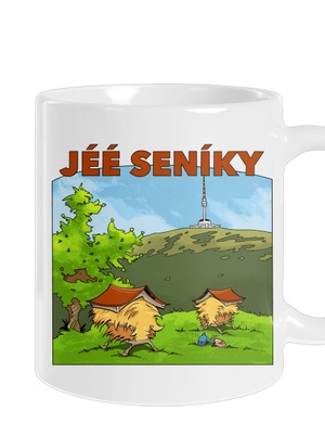 Jeseníky klasický hrnek White