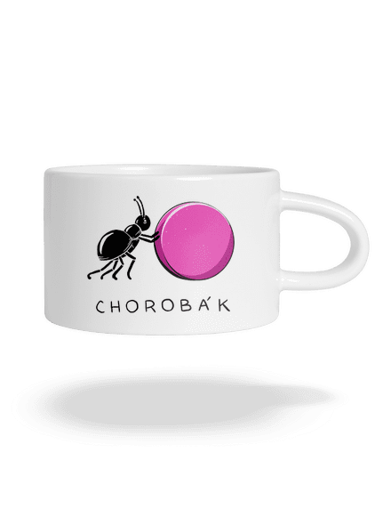 Chorobák hrnek makronka White