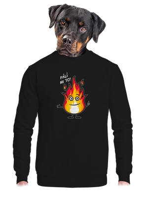 unisex mikina bez kapuce