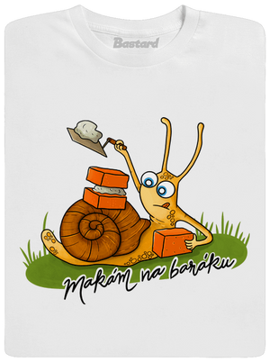 Makám na baráku pánské dlouhý rukáv White