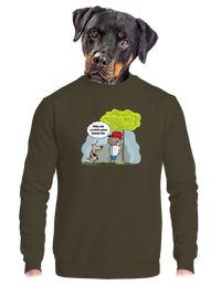 unisex mikina bez kapuce