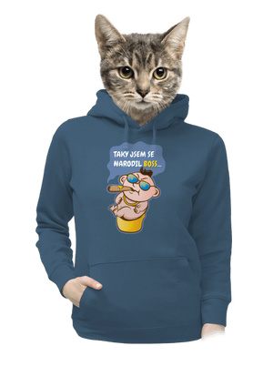 Boss dámská mikina klokanka Denim