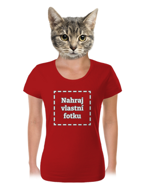 Vlastní potisk dámské tričko Red Mal