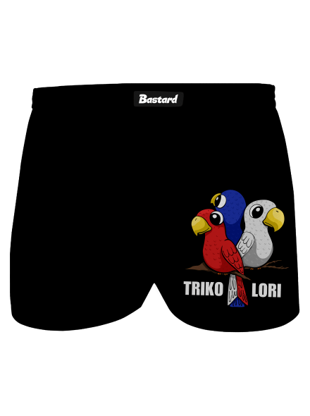 Trikolori pánské trenky Black