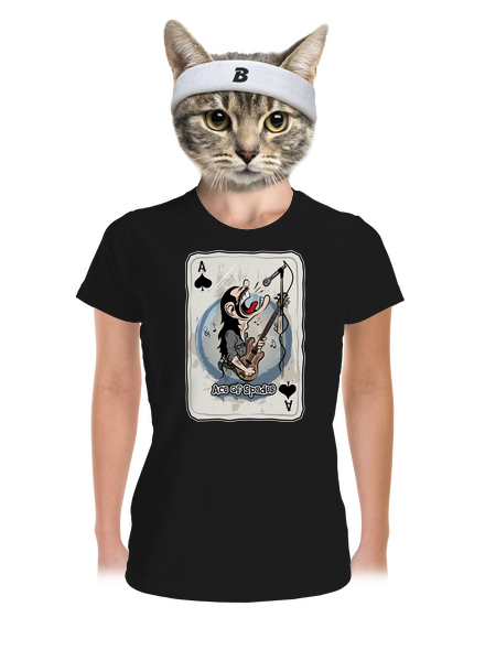 Ace of Spades dámské sportovní tričko Black