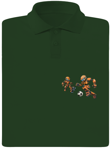 AI fotbal pánská polokošile Bottle Green Mal
