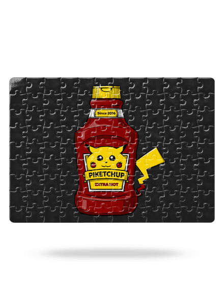Piketchup puzzle White