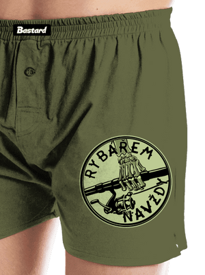 Rybářem navždy  pánské trenky Khaki