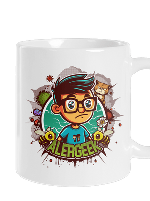 Alergeek klasický hrnek White