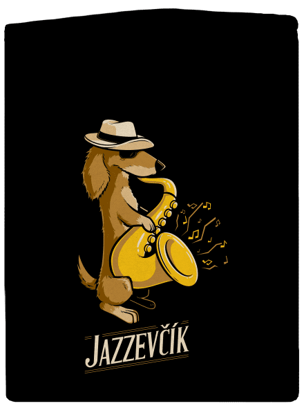 Jazzevčík dámská mikina na zip Black