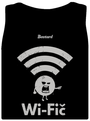 Wifič dámské tílko klasické Black