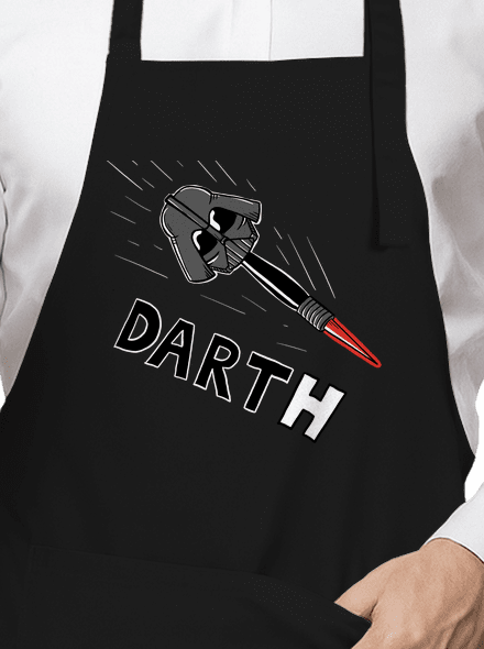 Dart(h) zástěra Black