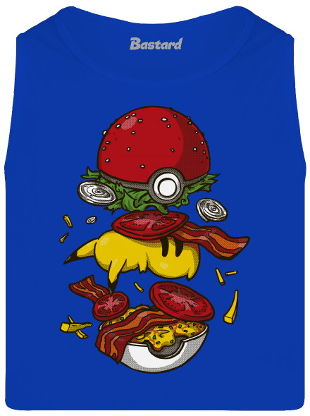 Pokémon burger pánské tílko Royal Blue