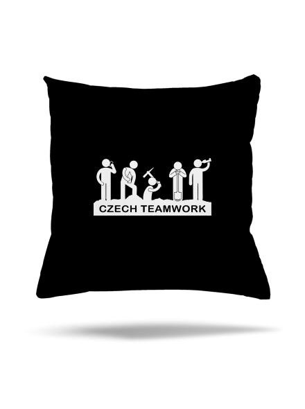 Czech Teamwork polštář Black