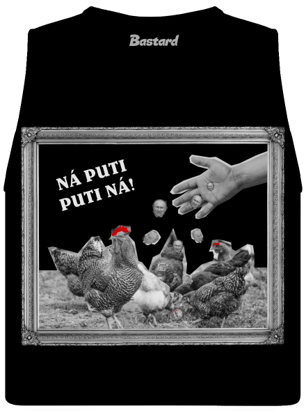 Ukrajina - Ná Puti Puti Ná dámské tílko volné Black