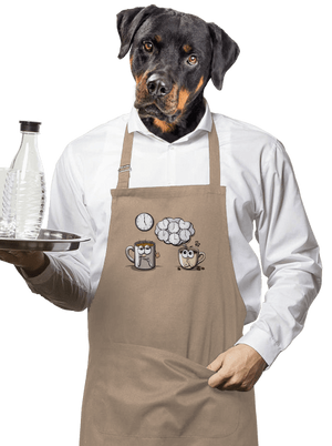 Čaj o páté, káva stále zástěra Rope