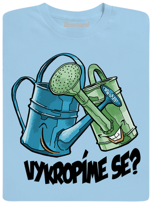 Vykropíme se pánské tričko Sky Blue