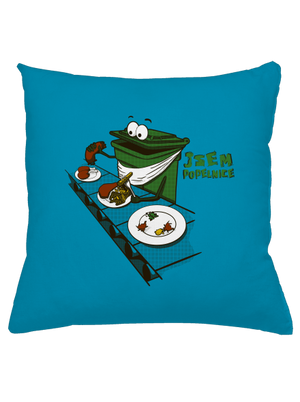 Popelnice polštář Blue Turquoise