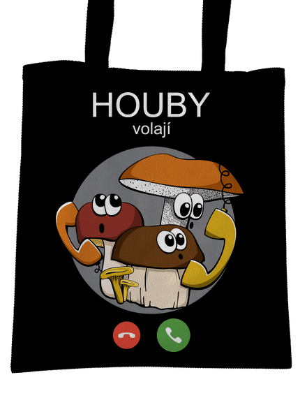 Houby volají taška Black