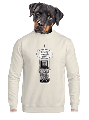 unisex mikina bez kapuce