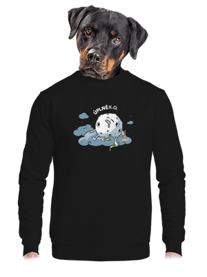 unisex mikina bez kapuce