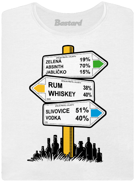Rozcestník dámské tričko White
