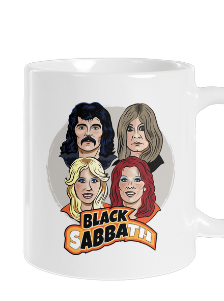 Black Abba klasický hrnek White