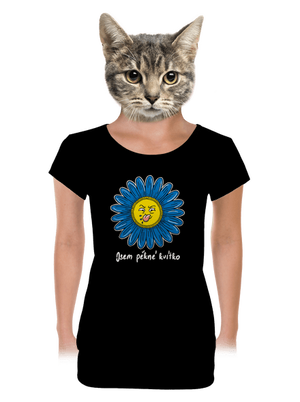 dámské tričko s lemem