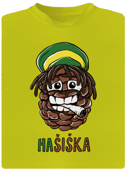 Hašiška pánské sportovní tričko Neon Yellow
