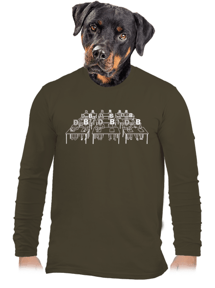 Cimrman: Debil, blbeček pánské dlouhý rukáv Urban Khaki