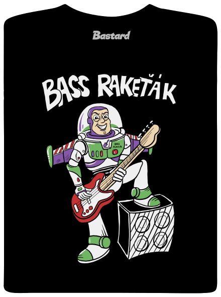Bass Rakeťák pánské dlouhý rukáv Black