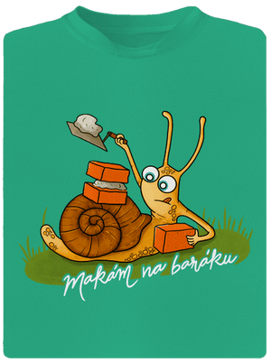 Makám na baráku pánské sportovní tričko Mint Mal