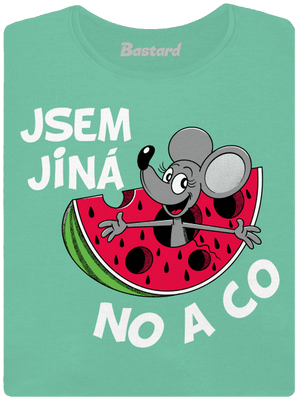 Jsem jiná dámské tričko premium Mint Mal