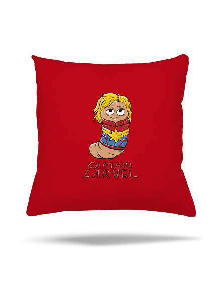 Captain Larvel polštář Red