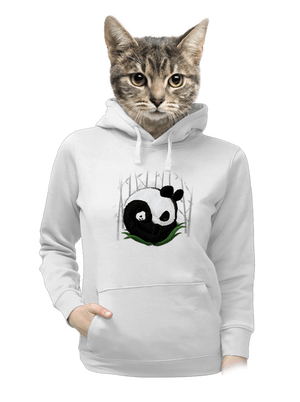 Dvě spící pandy dámská mikina klokanka White