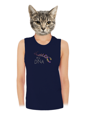 My DNA dámské tílko volné Navy