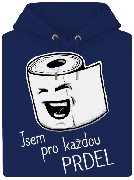 Prdel unisex mikina premium Navy
