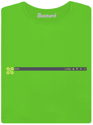 NYX lišta dámské tričko Apple Green